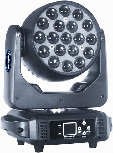 Moving Head Stage Light, Fayleung Zoom Wash Moving Head LED 1915 for Church Wedding Disco Party Nightclub Live Show (2 pcs) in Saudi Arabia