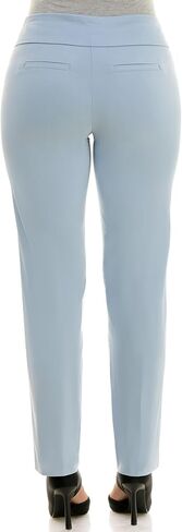 Zac & Rachel Women's Millennium Fabric Pull-On Slim Leg Pant, Chambray, 16 in Saudi Arabia