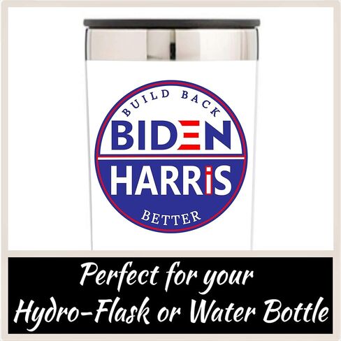 ملصق انتصار بايدن هاريس - جو وكامالا يعيدان بناء ملصق فريق الرئيس بشكل أفضل (3 × 3 بوصة) | لسيارة الوفير نافذة الكمبيوتر المحمول هيدرو قارورة التصويت الديمقراطي-ic 2020 الانتخابات أفضل من المغناطيس in Kuwait
