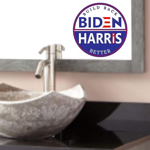 ملصق انتصار بايدن هاريس - جو وكامالا يعيدان بناء ملصق فريق الرئيس بشكل أفضل (3 × 3 بوصة) | لسيارة الوفير نافذة الكمبيوتر المحمول هيدرو قارورة التصويت الديمقراطي-ic 2020 الانتخابات أفضل من المغناطيس in Kuwait