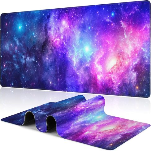 Abstract Golden Mountain Desk Mat,Large Gold Line Art Gaming Keyboard Mouse Pad,Non-Slip Rubber Base Desk Pad Thick Stitched Edges Waterproof Mousepad Mouse Mat 31.5"x11.8" in Saudi Arabia
