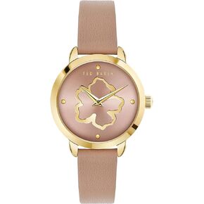 Ted Baker Ladies Light Brown Vegan Leather Strap Watch(Model: BKPFLS3049I)