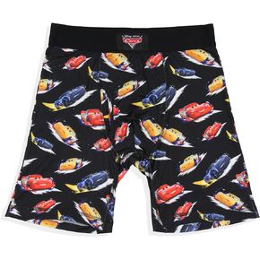 Disney Mens' Cars Lightning McQueen Tag-Free Boxers Underwear Boxer Briefs For Adults