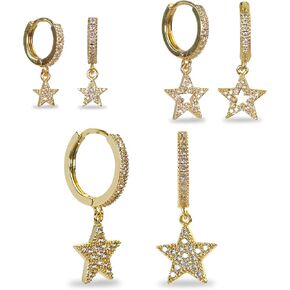 Gold Hoops Earrings in Kuwait