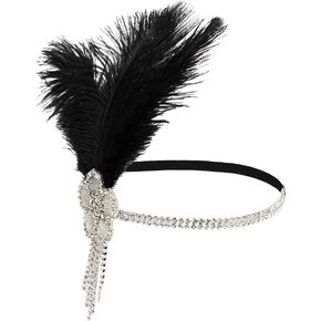 1920s Vintage Hairband Old Hollywood Glam Headpiece Great Gatsby Flapper Headband Elegant Crystal Rhinestone
