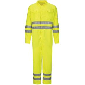 معطف رجالي من Bulwark FR خفيف الوزن وعالي الرؤية مع غطاء عاكس للضوء وزخرفة Hi-Vis in Kuwait