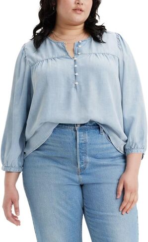 Levi's Women's Halsey Blouse (Also Available in Plus) in Saudi Arabia