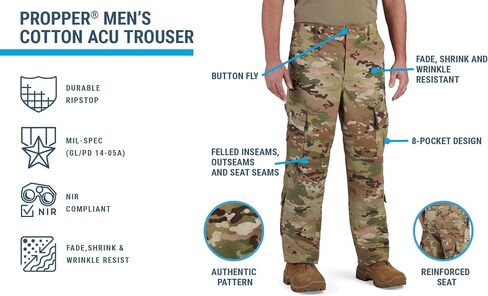 Propper 100% Cotton ACU Trouser in Saudi Arabia
