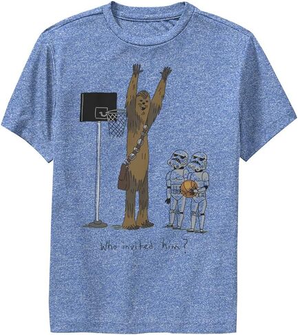 STAR WARS Chewie Basketball Boys Short Sleeve Tee Shirt in Saudi Arabia