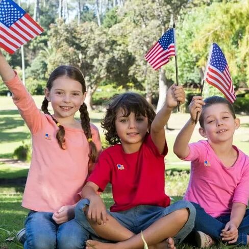 العلم الأمريكي دبوس التلبيب المينا دبابيس لحقائب الظهر الولايات المتحدة الأمريكية يلوحون العلم دبابيس الاستقلال التذكاري يوم 4th من يوليو ديكور الهدايا in Saudi Arabia