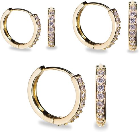 Gold Hoops Earrings in Saudi Arabia