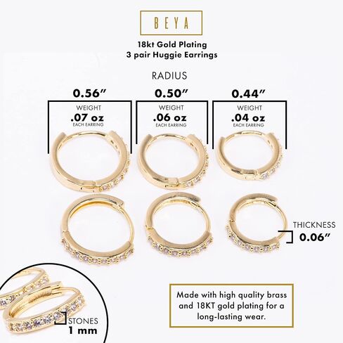 Gold Hoops Earrings in Saudi Arabia