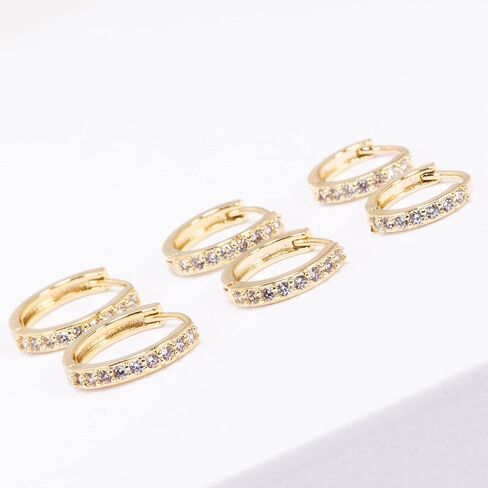 Gold Hoops Earrings in Saudi Arabia