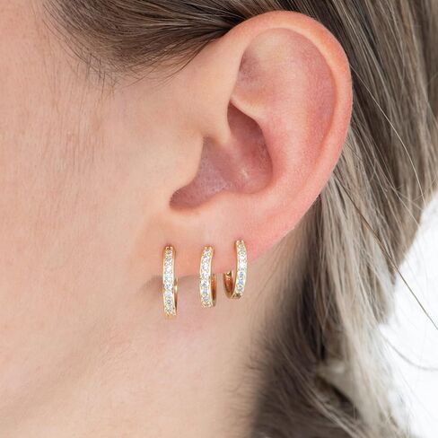 Gold Hoops Earrings in Saudi Arabia