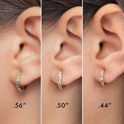 Gold Hoops Earrings in Saudi Arabia