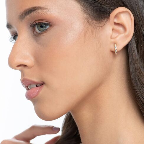 Gold Hoops Earrings in Saudi Arabia