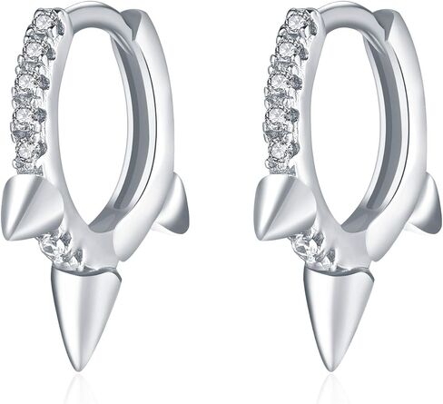 Small Huggie Hoop Earrings for Women Girls, Dainty Lightweight Huggie Earring for Everyday in 925 Sterling Silver, Hypoallergenic in Saudi Arabia