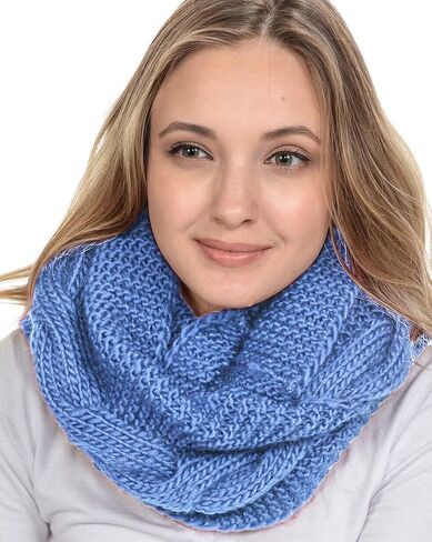 BASICO Infinity Scarf | Winter Crochet Knit Scarf in One Size in Saudi Arabia