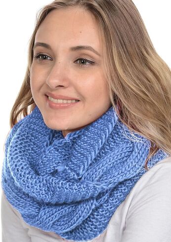 BASICO Infinity Scarf | Winter Crochet Knit Scarf in One Size in Saudi Arabia