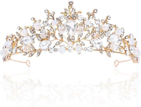 عصابات رأس حريمي من حجر الراين وتاج الزفاف من Victray Bride in Kuwait