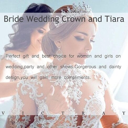 عصابات رأس حريمي من حجر الراين وتاج الزفاف من Victray Bride in Kuwait