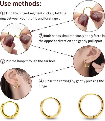 Multiple Sets Small Gold Hoop Earrings for Women Flat Back Stud Earrings Set with CZ Pearl Cartilage Earring for Helix Conch Daith Tragus Piercing Jewelry in Saudi Arabia