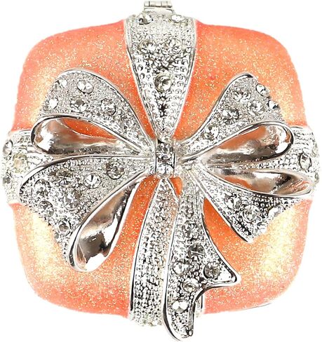 3GO 30GO Enamel Rhinestone Butterfly Jewelry Box - Cute Butterfly Hinged Trinket Box for Women and Girls, Exquisitely Unique Figurine Ring Box (Butterfly) in Kuwait