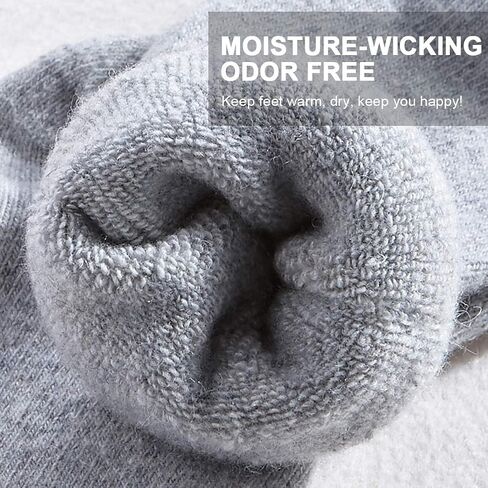 Wool Socks Women Winter Warm Thick Soft Knitted Lightweight Best Crew Wool Blend Sock Causal & Dress, 6 Pack in Saudi Arabia