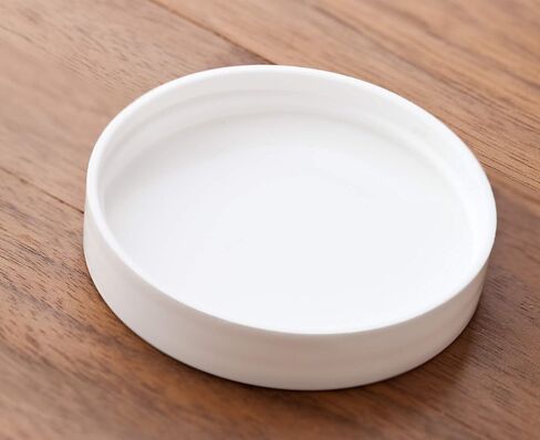 16 oz Clear Large PET Plastic (BPA Free) Refillable Jar with White Lids (12 pack) in Saudi Arabia