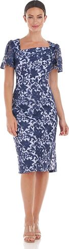 JS Collections Women's Ellie Flutter Cocktail Dress in Kuwait