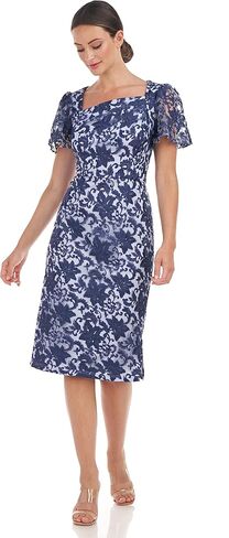 JS Collections Women's Ellie Flutter Cocktail Dress in Kuwait