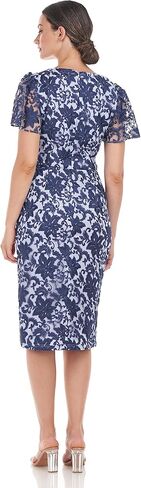 JS Collections Women's Ellie Flutter Cocktail Dress in Kuwait