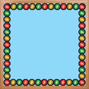 Hygloss Products, Inc Stop Lights Bulletin Board (33615)