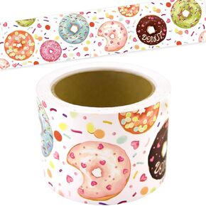 Donut Bulletin Board Border 36 feet Straight Classroom Family Party Decoration Roll