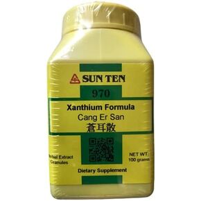 Sun Ten - Xanthium Formula Cang Er San 970 Concentrated Granules 100g by Baicao