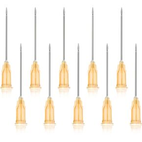 Dispensing Needle Luer Lock 25Ga 1IN Individually Packaged Industrial Disposable Needl Accessories for Livestock Refilling Liquid 60 Pcs