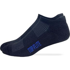 Top Flite Mens Ultra Dri Low Cut Heel Tab Sport Socks 2 Pair Pack
