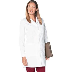 Landau womens Women's Antimicrobial White Lab Coat