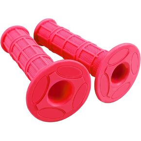 7/8" Handlebar Grips for 50cc-125cc CRF70 CRF80 TRX450 TTR90 TTR110 TTR125 PW80 RM80 DR650 KLX250 KLX300 KX65 SSR125 Pit Dirt Bike ATV Quad Motocross Motorcycles CT100U CT200U Mini Bike Red