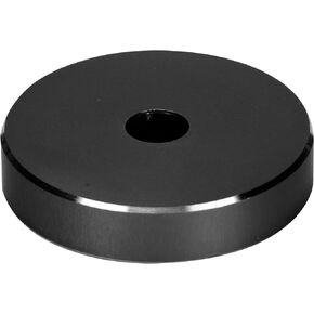 Aluminum 45 RPM Adapter,7 inch Record Adapter 45 RPM Record Turntable Adapter Clamp Adapter,for Most Big Hole Records(Black)