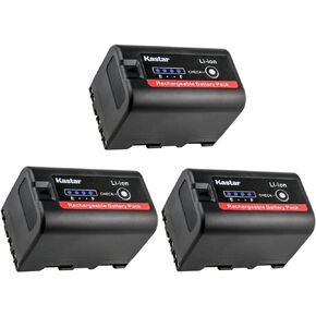 Kastar 3-Pack BP-U30 Battery 14.4V 2900mAh Replacement for Sony XDCAM EX, HD422, PHU-60K, ILME-FX6, PXW-FS5, PXW-FS5K, PXW-FS5M2, PXW-FS7, PXW-FS7K, PXW-FS7M2, PXW-FS7M2K, PXW-FX6, PXW-FX9K Camera