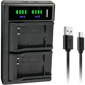Kastar 2-Pack BP-DC15 Battery and LTD2 USB Charger Replacement for Leica BP-DC15 Battery, Leica BC-DC15 Charger, Leica Type 109 Leica C-Lux Leica D-Lux Leica D-Lux 7 Digital Cameras