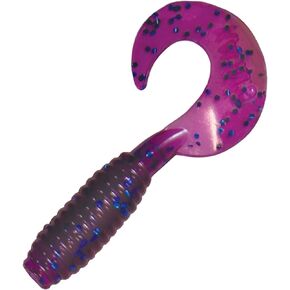 Kalin's 5G10-300 Lunker Grub Electric Blue, 5"