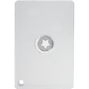 ust StarFlash Floating Signal Mirror with Compact, Lightweight Design, Targeting Star and Lanyard for Hiking, Camping, Backpacking and Emergency Situations
