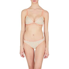 Emporio Armani Women's All Over Embroidery Lace Brief