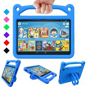 All-New 8inch Tablet Case for Kids,(2020/2022 Release)-Lightweight Shockproof Cover Case with Handle Stand for 8 inch Kids Tablet & Kids Pro Tablet,(Incompatible with iPad Samsung).Black