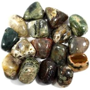 Pachamama Essentials Ocean Jasper Tumbled - Healing Stone - Crystal Healing 20-25mm (5)