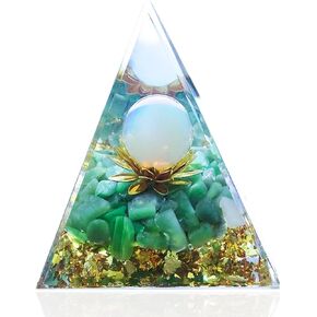 Orgone Pyramid for Positive Energy, Orgonite Healing Crystal and Stones Pyramids for Reduce Stress Chakra Reiki Healing Meditation Attracts Lucky and Success in Saudi Arabia