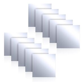 15pcs High Purity 99.9% Pure Zinc Zn Sheet Plate Metal Foil Strip 100x100X0.2MM