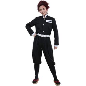 miccostumes Men's Black Corps Cosplay Costume Black Uniform